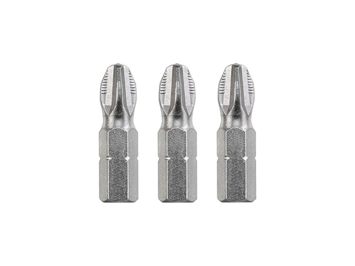 Inserto a croce PH 2 acciaio KWB confezione da 3 pezzi 25mm