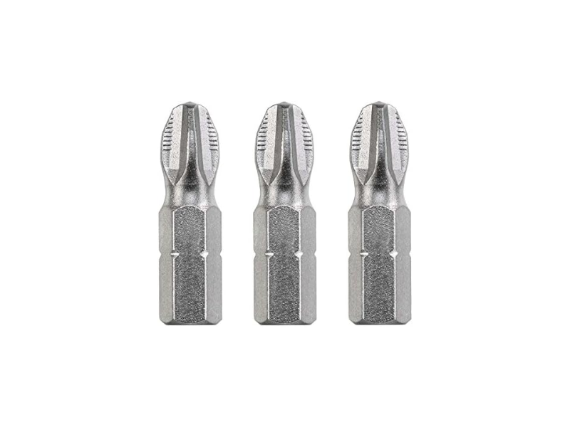 Inserto a croce PH 2 acciaio KWB confezione da 3 pezzi 25mm