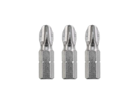 Inserto a croce PH 2 acciaio KWB confezione da 3 pezzi 25mm