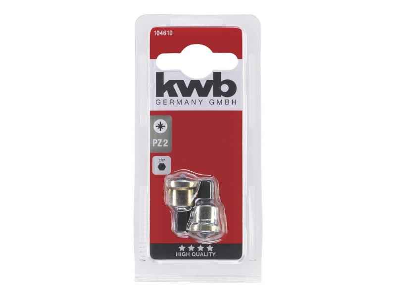2 punte per cartongesso KWB lunghezza 25mm compatibili con porta-inserto