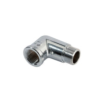 Gomito a 90° mf cromato lucido