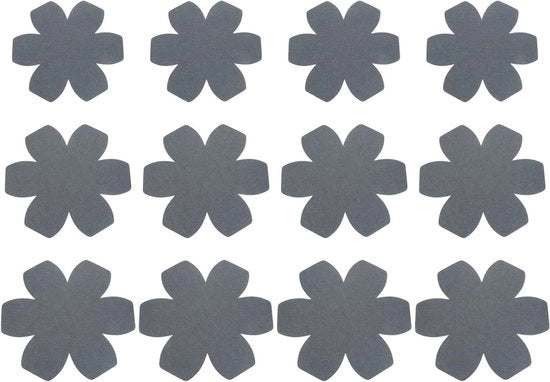 Set di Protezione da Pannelli da 12 pezzi - 3 Misure Scheidi Pannelli Protezione - Protezione per Vetro e Ceramica - Grigio Densità - Flessibili per Cucina e Tavola