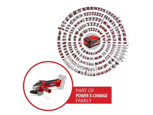 Smerigliatrice angolare a batteria Einhell TC-AG 18 Li - Solo leggera versatile