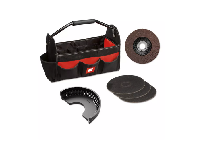 Smerigliatrice angolare Einhell TC-AG 125/850 Kit con borsa e dischi inclusi