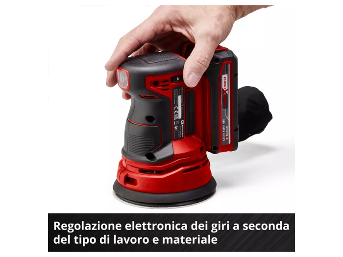 Levigatrice rotorbitale Einhell TE-RS 18 Li - Solo senza batteria e carica