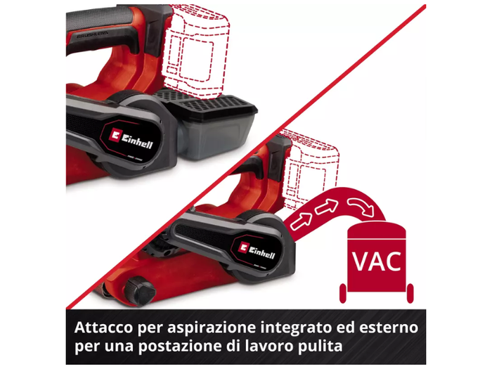 Levigatrice a nastro Einhell TP-BS 18/457 Li BL senza batteria e caricabatterie