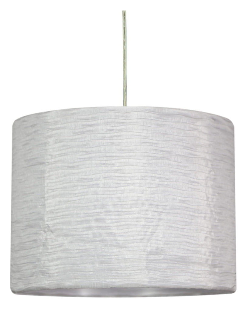 Lampada a sospensione Candellux Summer bianca Ø30cm