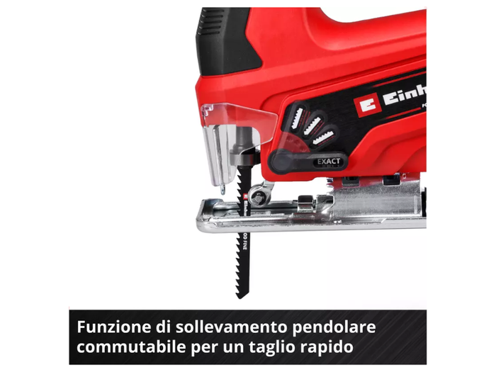 Seghetto alternativo a batteria TC-JS 18 Li Einhell senza batteria e carica