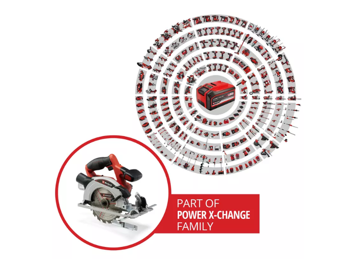 Sega circolare manuale a batteria Einhell TE-CS 18/165-1 Li-Solo 18V PXC