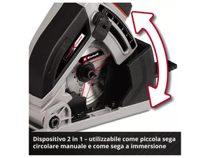 Mini sega circolare a batteria Einhell TE-CS 18/89 Li - Solo senza batteria
