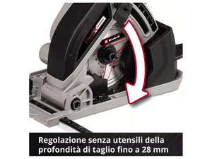 Mini sega circolare a batteria Einhell TE-CS 18/89 Li - Solo senza batteria