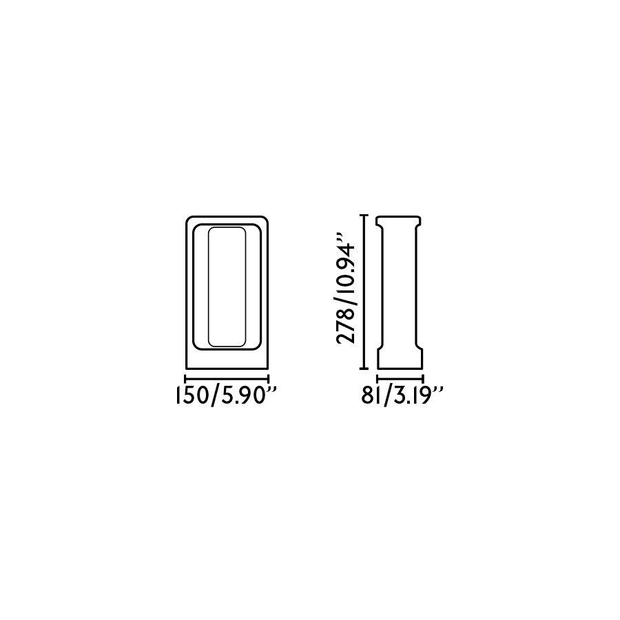 TOTEM 285 2700K, Paletto in Cemento per Esterni, Faro Barcelona