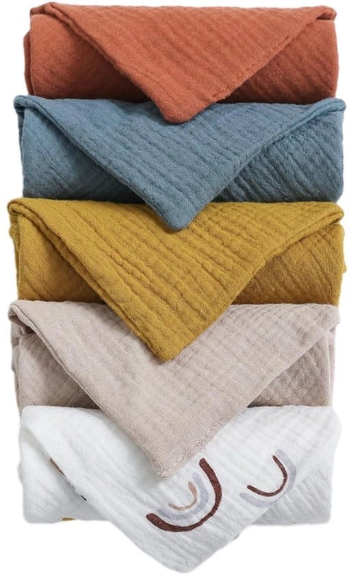 Set di Asciugamani per Bambini Multifunzionali a 5 pezzi - Zuppe per Bambini - Materiale Katoen - Unisex - Varie Colori