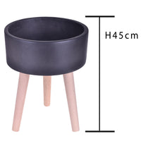 Vaso con Gambe Faggio Misure 35x45 cm