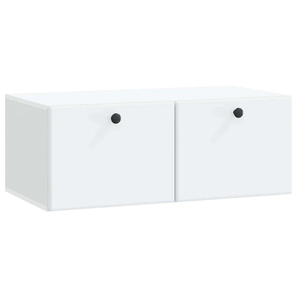 Mobile Porta TV da Muro 78,5 x 41 x 30 cm Bianco 899195