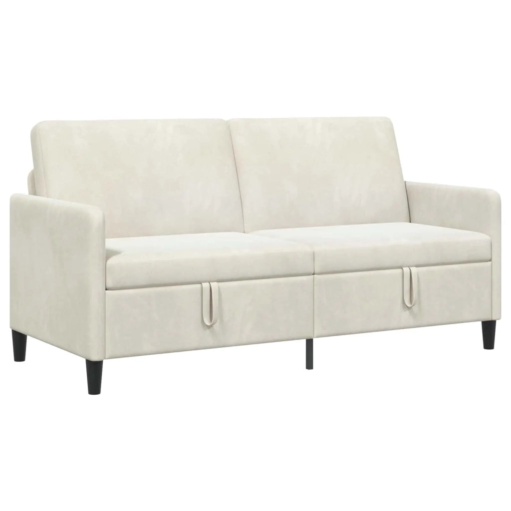 Divano con Storage Crema 172 x 78 x 87 cm Poliestere 42036969