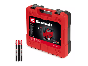 Seghetto alternativo Einhell TC-JS 80/1 Kit 550W tre lame incluse valigetta