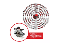 Sega circolare manuale a batteria Einhell TP-CS 18/190 Li BL-Solo senza spazzole