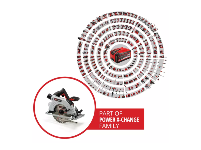 Sega circolare manuale a batteria Einhell TP-CS 18/190 Li BL-Solo senza spazzole