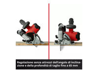 Sega circolare manuale a batteria Einhell TP-CS 18/190 Li BL-Solo senza spazzole