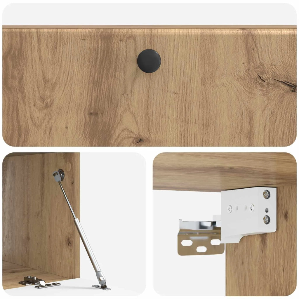 Mobile Porta TV da Muro 98 x 41 x 30 cm Rovere Artigianale