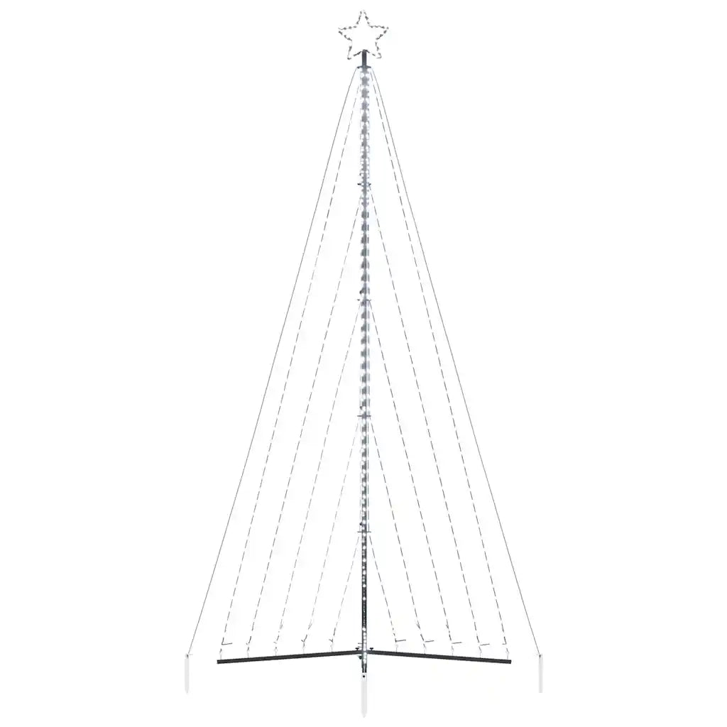 Albero di Natale a LED 570 LED Bianco Freddo 399 cm