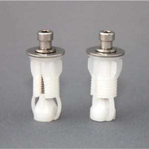 Roca coppia di cerniere per sedile wc, per chiusura ammortizzata