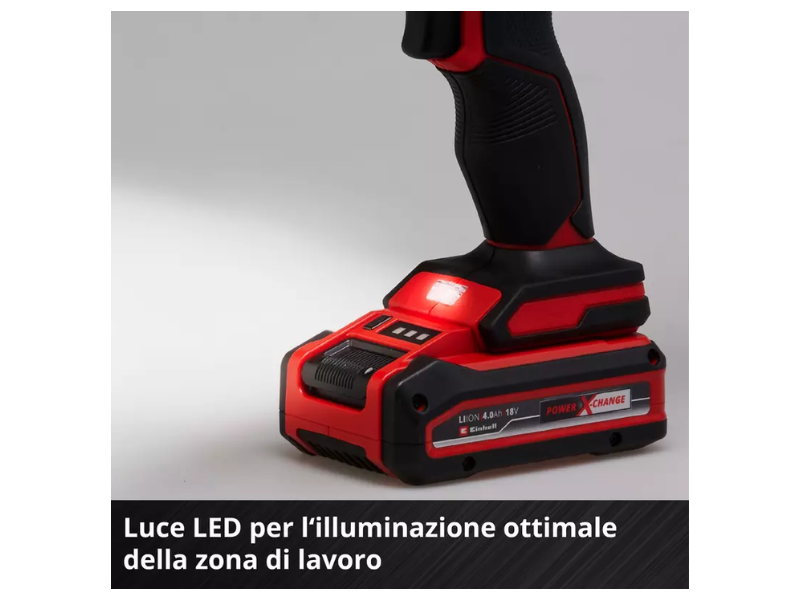 Pistola per silicone a batteria Einhell TE-SG 18/10 Li-Solo cartucce 310ml 2000N