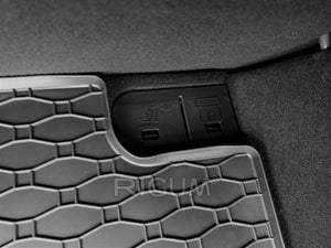 153B-428117 - Tappeto gomma baule - Renault Clio 4 Grandtour dal 2013, posizione baule superiore e inferiore