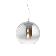 Lampada A Sospensione Nemo Sp1 D30 Cromo Sfumato Ideal-Lux