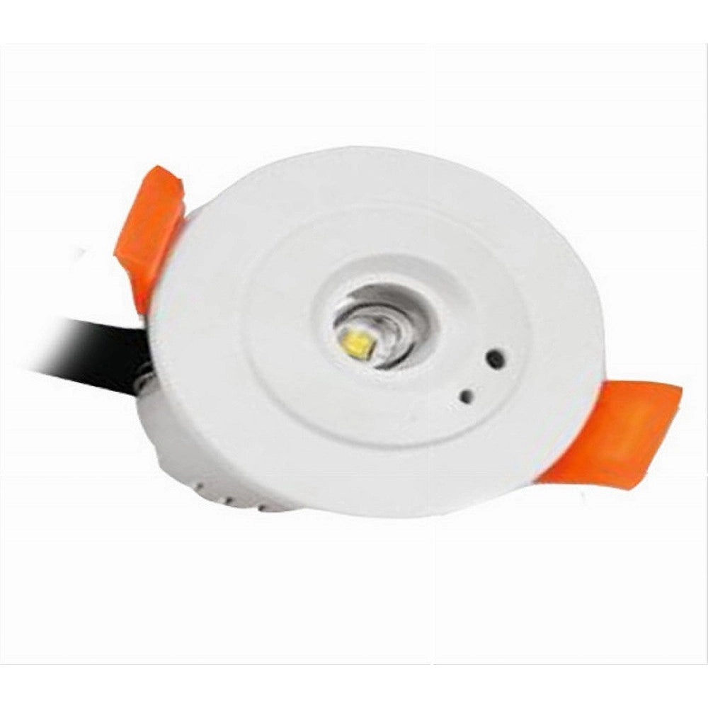 Trade Shop - Faretto Emergenza Incasso 3w 1 Led Cob Anti Blackout Luce Fredda 6500k Na05-sl-1 -