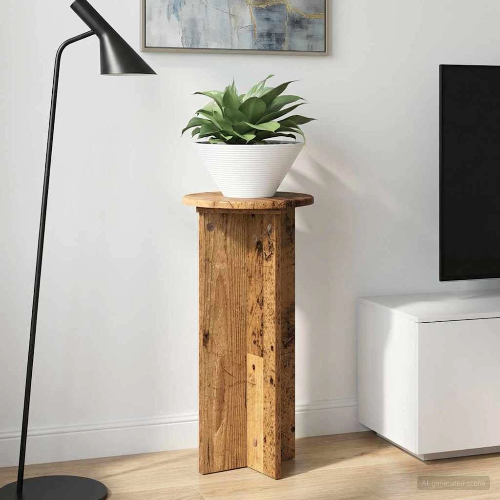 Supporto per piante 2 pz Legno antico 29,5 x 29,5 x 60 cm 899724