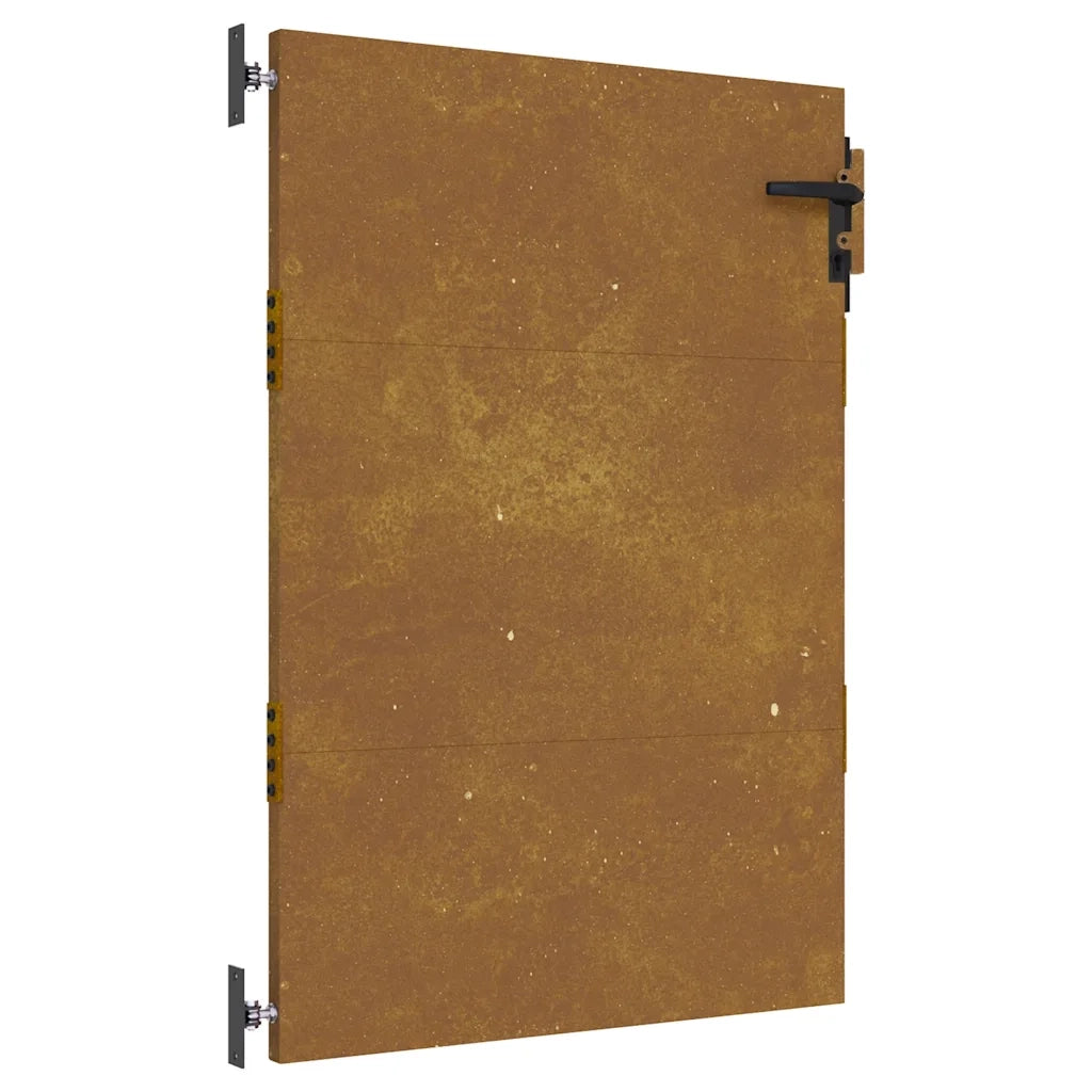 Cancello da giardino 85x125 cm in acciaio Corten 153258
