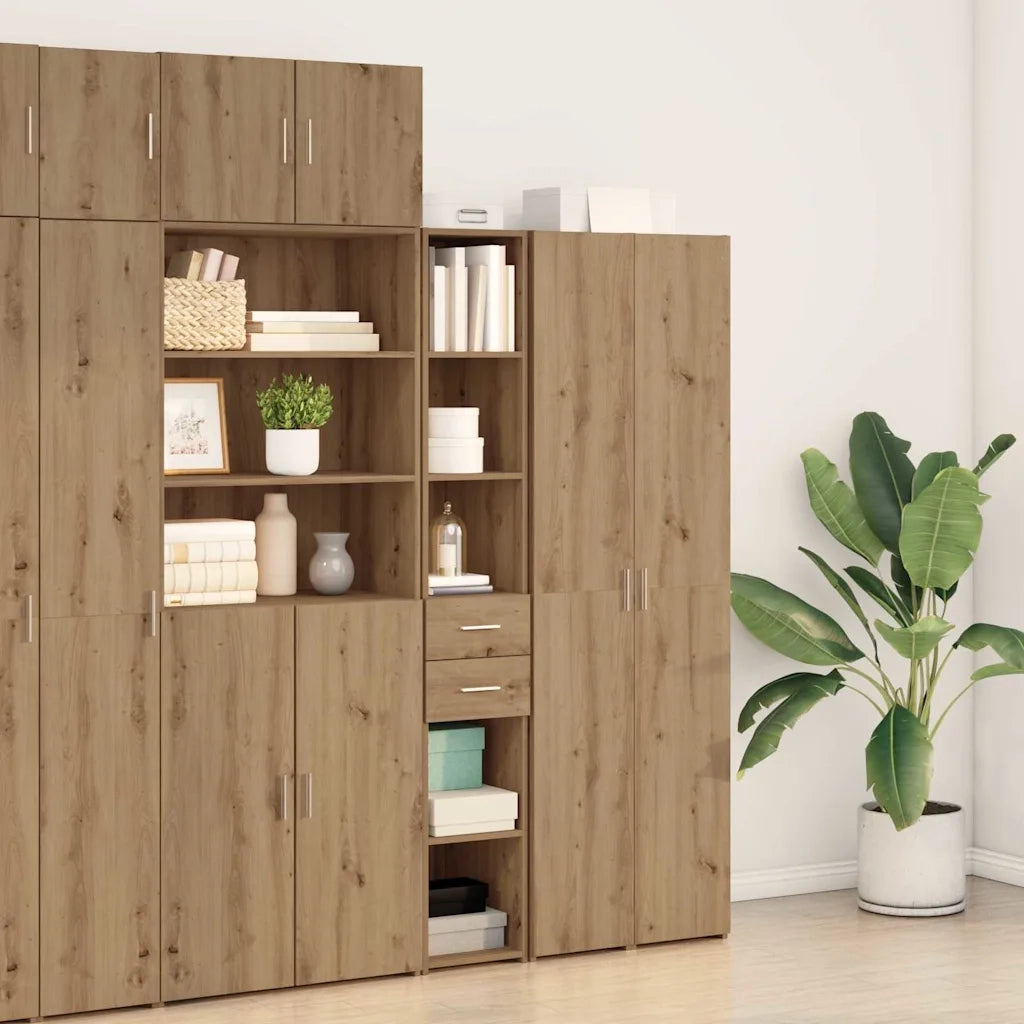 Libreria con cassetto Rovere artigianale 30 x 42.4 x 185.2 cm 868740