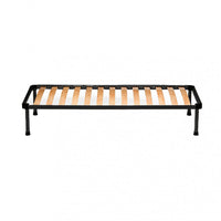 Rete Ortopedica Sanremo Singola 80x190x30 h cm in Acciaio Nero