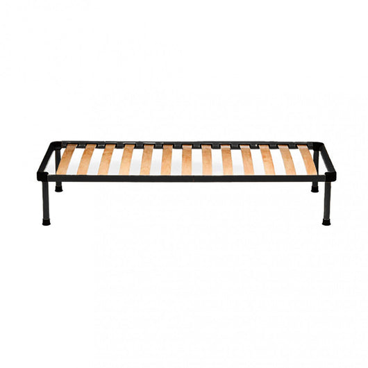 Rete Ortopedica Sanremo Singola 80x190x30 h cm in Acciaio Nero