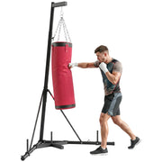 Supporto per Punching Ball Regolabile in Altezza 185-231cm Base Triangolare ¨C zephmum ¨C Nero