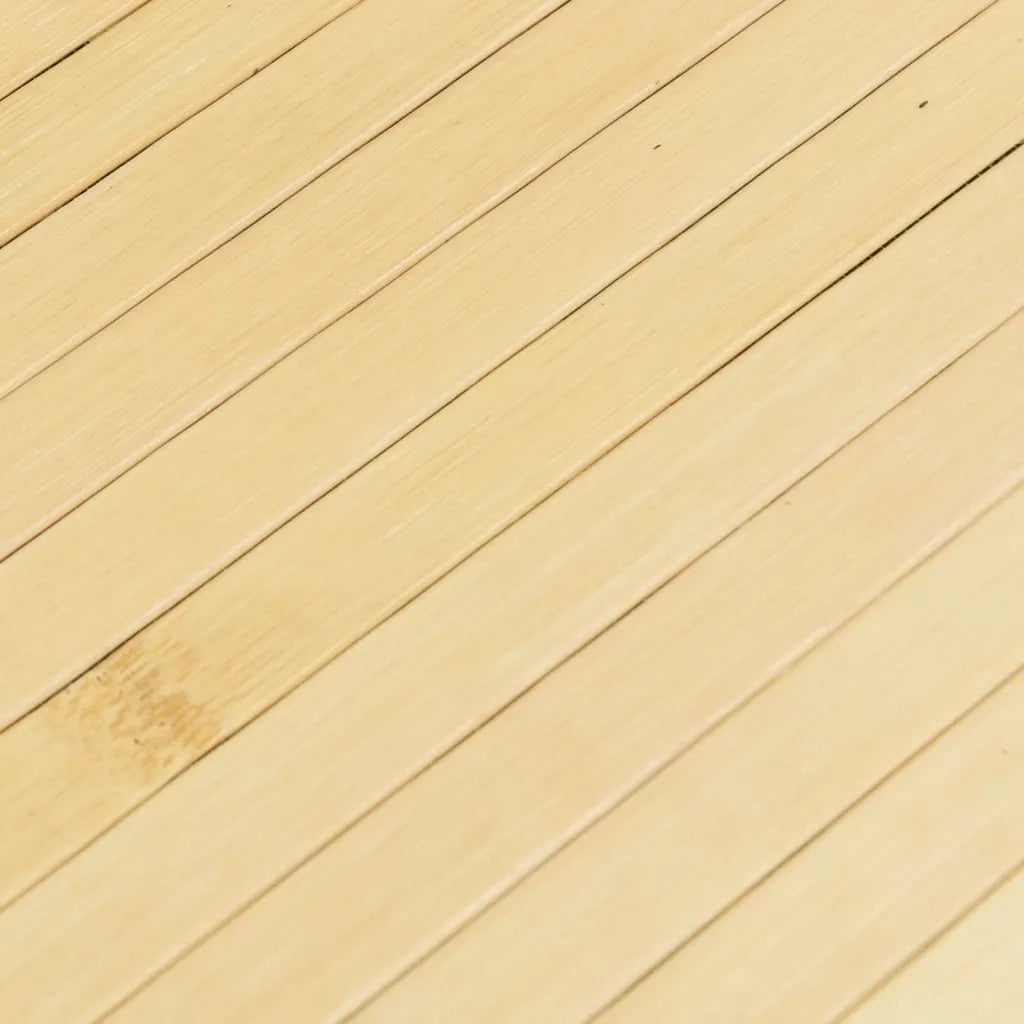 Tappeto Rettangolare Natura Chiaro 70x200 cm in BambÃ¹
