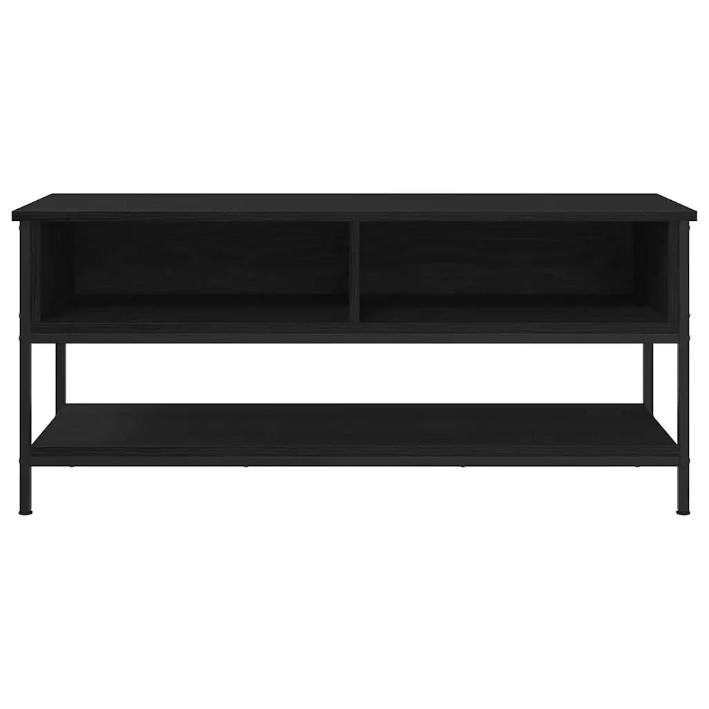 Set mobile TV-Credenza per TV Rovere Nero 100 x 35 x 45 cm Legno multistrato