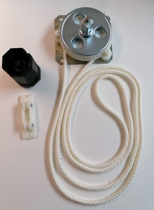 Avvolgitore a frizione MICROLIFT - Avvolgitore Microlift manovra a destra