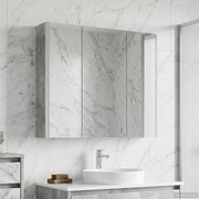 Mobiletto per specchio da bagno con lo scaffale Grigio cemento
