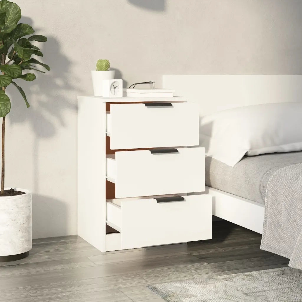 Comodino Bianco 40x36x65 cm cod mxl 30851