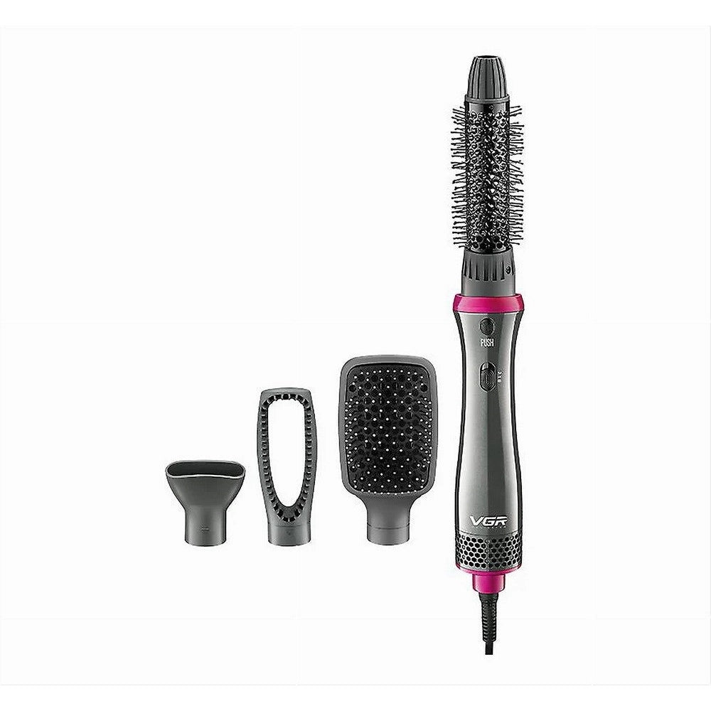 Trade Shop - Set Professionale Per Styler Ad Aria Calda Piastra Asciugacapelli 4in1 Vgr V-408 -