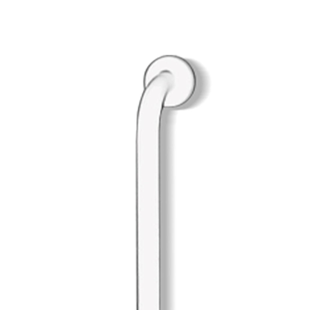 Maniglia verticale sx cm 35x65 inox bianco goman, bgani disabili e terza eta