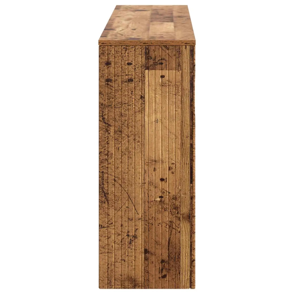 Tavolo Consolle | Tavolo d'Ingresso Rigato Legno vecchio 155 x 29 x 74 cm