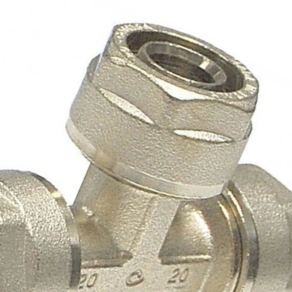 Raccordo a tee diam.20x20x20 per multistrato