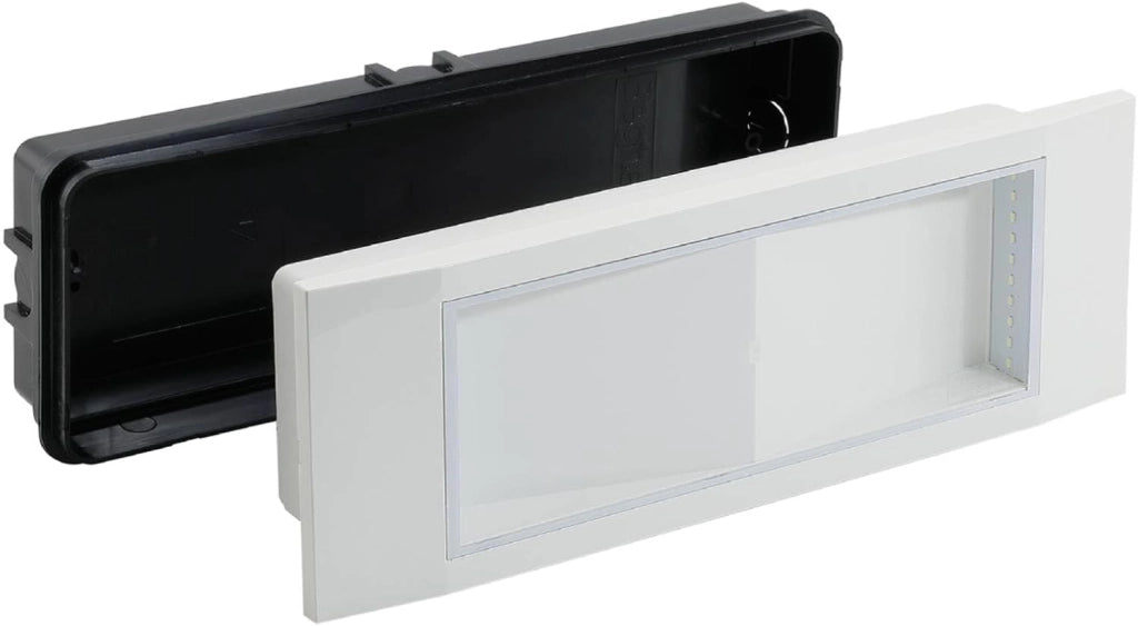 Stile beghelli lampada emergenza led incasso bianco 1499l 11watt 6h ip40 pezzi 12