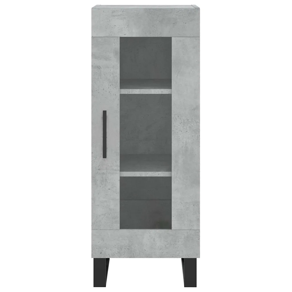 Credenza Grigio Cemento 34,5x34x180 cm in Legno Multistrato 3199069