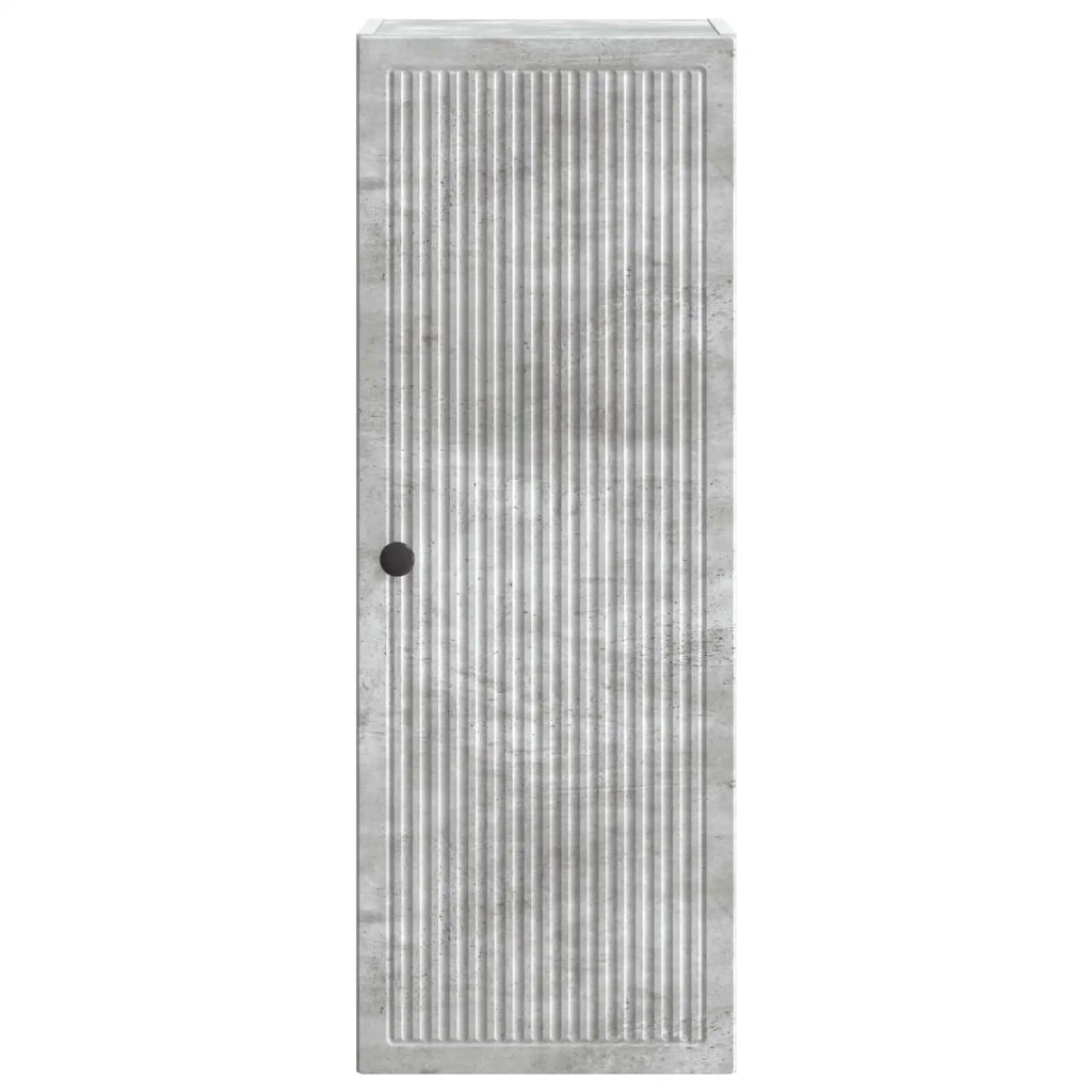 Mobiletto a muro Grigio Cemento 33 x 34,5 x 90 cm