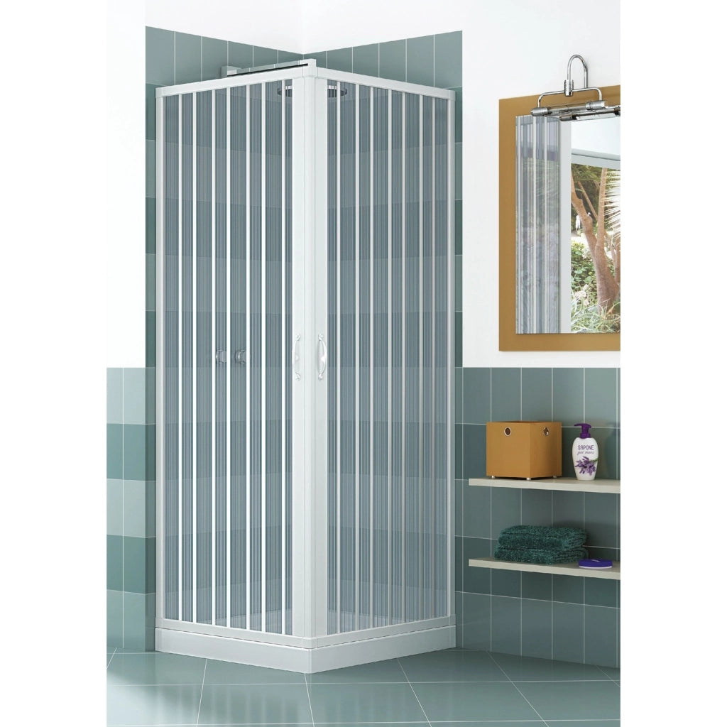 BOX DOCCIA ESTENSIBILE IN PVC 60/70X80/90XH185CM.